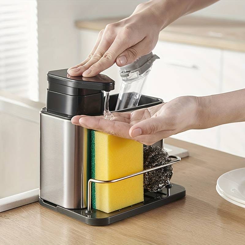Kitchen Sink Cutlery Holder, Stainless Steel Flatware Organizer, Kitchen Utensils Cutlery Caddy Counter, Multifunctional Kitchen Sink Washing Sponge Storage Rack, Chopstick Cage with Water Outlet Tray Kitchen Sink Cutlery Holder, Stainless Steel Flatware Organizer, Kitchen Utensils Cutlery Caddy Counter, Multifunctional Kitchen Sink Washing Sponge Storage Rack, Chopstick Cage with Water Outlet Tray